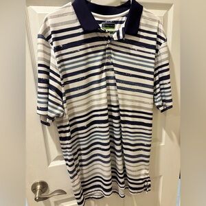 Striped Polo PGA tour golf‎ shirt 5/$25